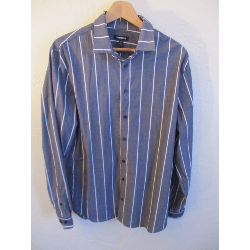 Express Striped Dress Shirt Size LT NWOT